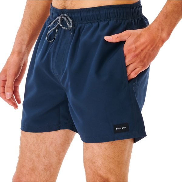 2026 Rip Curl Mens Offset Volley Boardshorts CBOLQ4 - Navy